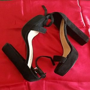 Black Suede Heels